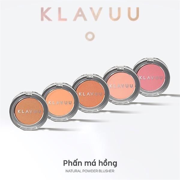 Phấn Má Hồng Klavuu Urban Pearlsation Natural Powder Blusher
