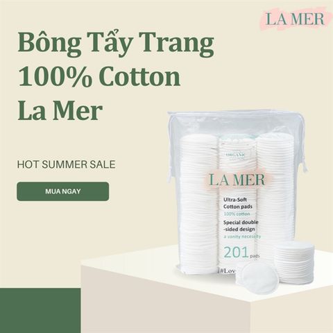 Bông Tẩy Trang Lamer 201 miếng