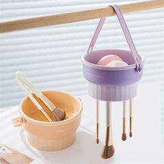 Giỏ Giặt Cọ, Mút Trang Điểm Kèm Giá Phơi