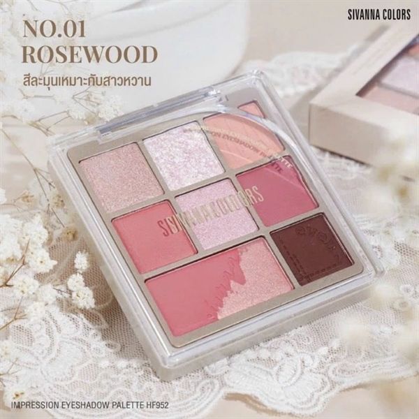 Phấn mắt 8 Ô Sivanna Colors Impression Eyeshadow Palette#01