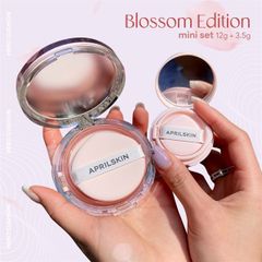 Phấn nước HERO CUSHION APRILSKIN mini set blossom edition #23