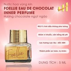 Nước hoa vùng kín Foellie vàng Eau De Chocolat