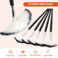 Cọ Bắt Sáng higight ,quét mặt nạ Dạng Bán Nguyệt Lông Mềm
