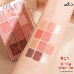 PHẤN MẮT ODBO MULTI LOOK EYE PALETTE 12ô #01