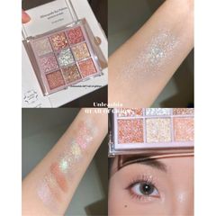 Bảng mắt thuần chay 9 ô Unleashia glitterpedia passion #01 all of glitter
