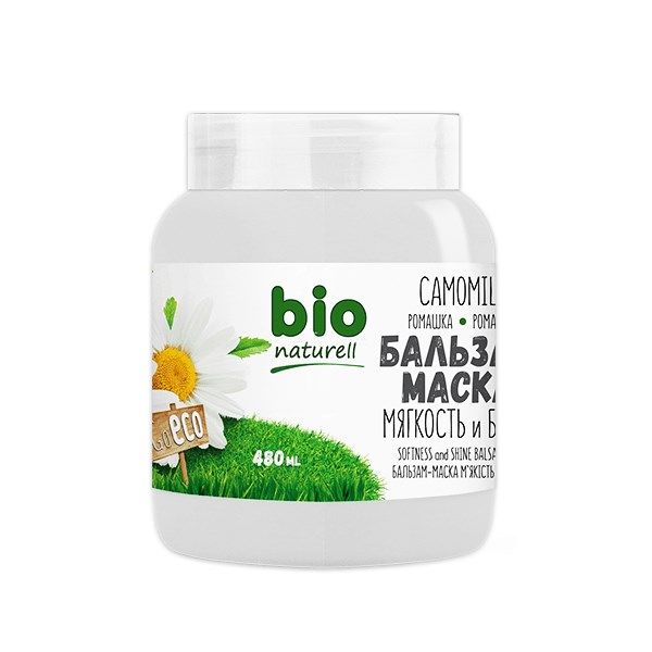 Kem ủ xả giúp tóc chắc khỏe Bio Naturell chiết xuất Hoa Cúc La Mã 480ml