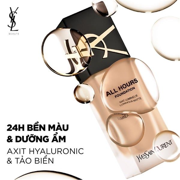 Kem Nền Yves Saint Laurent YSL All Hours Foundation Mat Lumineux Luminous Matte #LC3