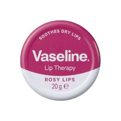 Son dưỡng hồng môi hộp thiếc hương hoa hồng Vaseline Lip Therapy Rosy Lips (20g) nước Anh
