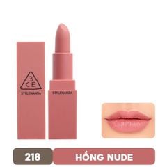 [Màu 218 - 223] Son Thỏi Lì, Lên Màu Chuẩn 3CE Mood Recipe On And On 3.5g