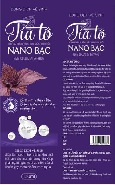 Dung dịch vệ sinh phụ nữ tía tô 150ml