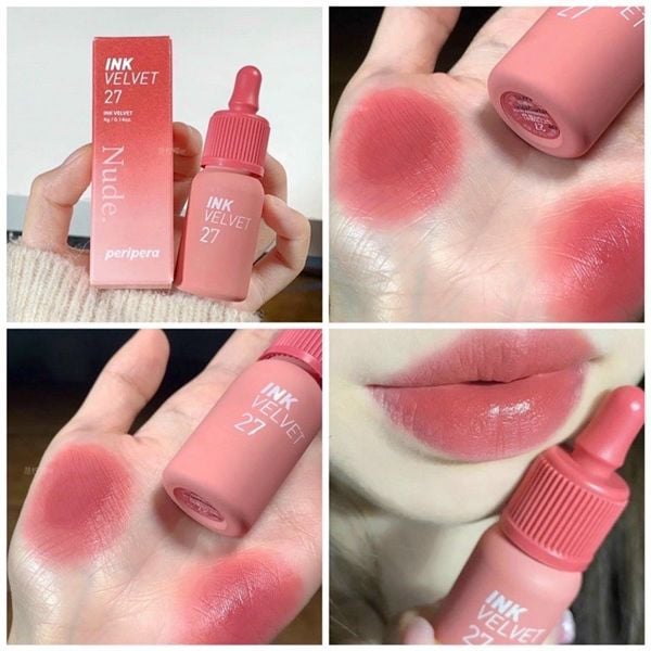Son Kem Peripera Ink Velvet #27 strawberry nude
