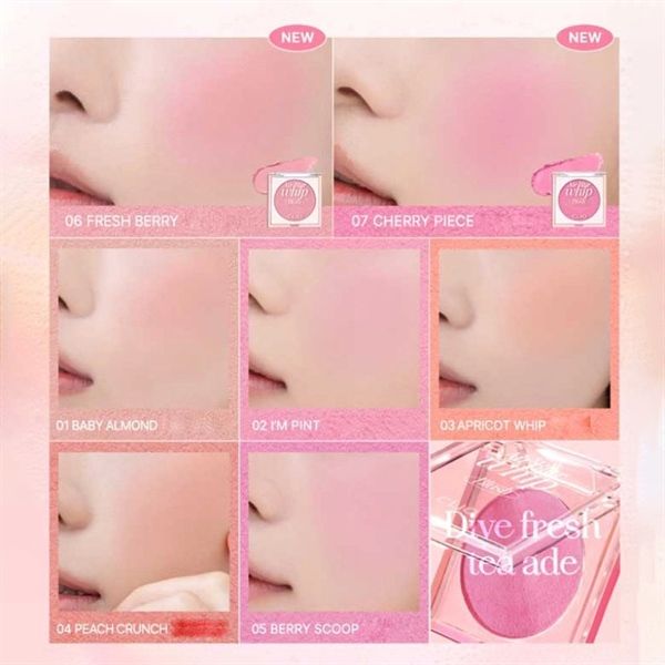 Má Hồng Clio Air Blur Whip Blush #02-i’m pint