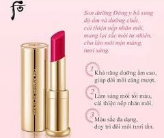Son dưỡng Đông y Lịch Sử Whoo Gongjinhyang Mi Glow Lip Balm #Đỏ Rượu)