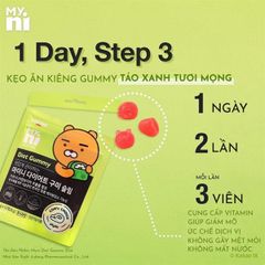Kẹo Dẻo Giảm Cân Vị Táo Xanh Myni Selfcare Diet Gummy Ildong Hàn Quốc