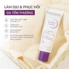 Kem Dưỡng Phục Hồi Da Bioderma Cicabio - Tím 30ml