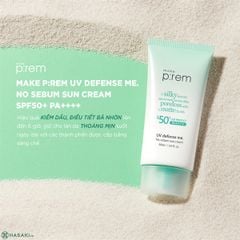 Kem Chống Nắng Make p:rem Vật Lý Kiềm Dầu Uv Defense Me No Sebum Sun Cream