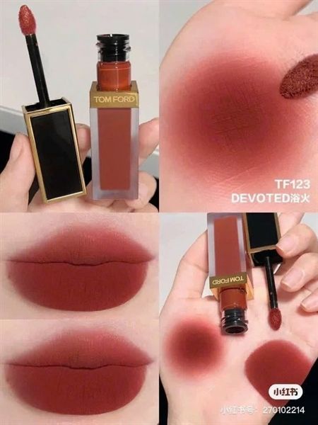 Son Kem Lì Tom Ford #123 Devoted Đỏ Đất