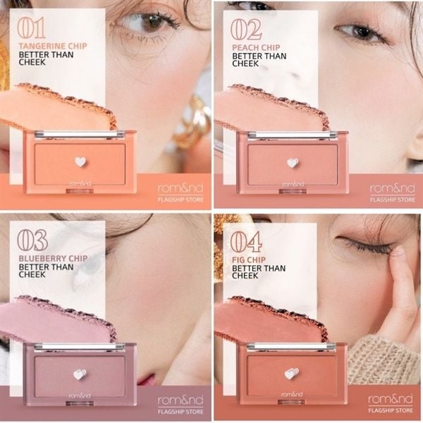 Phấn má Romand better than cheek 4g N02 Vine Nude