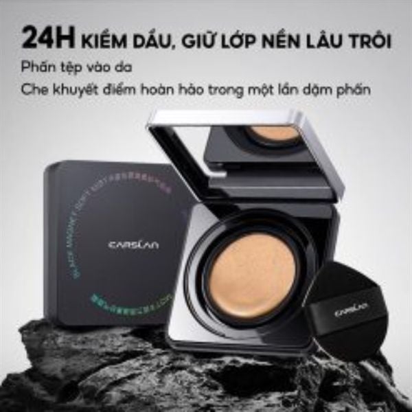 ￼Phấn nước CARSLAN nam châm đen che phủ toàn diện kiềm dầu lâu trôi 24h #02