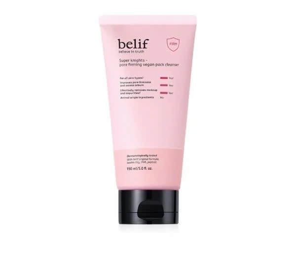 Sữa Rửa Mặt Belif Super Knights Pore Firming Vegan Pack Cleanser Dưỡng ẩm, Chống Lão Hóa 150ml