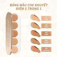 ￼Kem Che Khuyết Điểm FOCALLURE 5 Trong 1 Trọng Lượng Nhẹ Lâu Trôi Chống Thấm Nước 1.3g