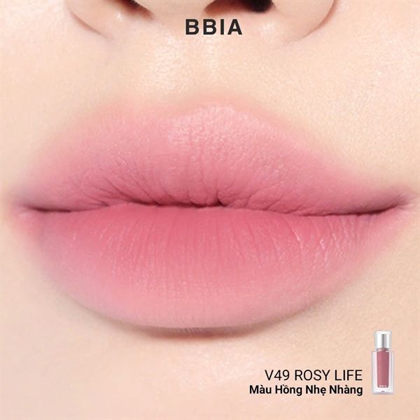 Son Kem Lì BBIA Last Velvet Tint V49 Rosy Life