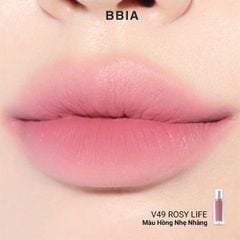 Son Kem Lì BBIA Last Velvet Tint V49 Rosy Life