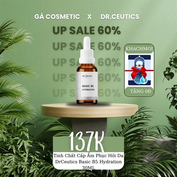 Tinh Chất Cấp Ẩm Phục Hồi Da DrCeutics Basic B5 Hydration30ML