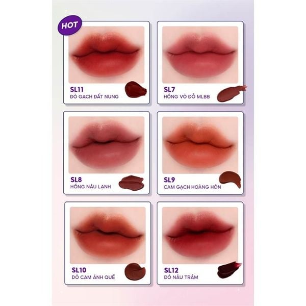 Son Kem Lì Merzy Soft Touch Lip Tint #sl12 after chill