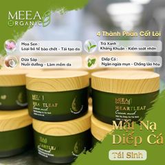 MASK DIẾP CÁ TÁI SINH MEEA ORGANIC HEARTLEAF 120G