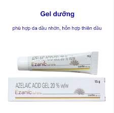 Gel trị mụn giảm thâm Ezanic Gel 20% Azelaic Acid 15g