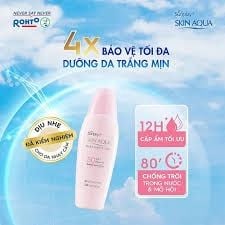 sữa chống nắng Sunplay Skin Aqua Silky White Gel nâng tone da
