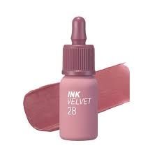 Son kem lì Peripera Ink Velvet 28 Mauveful Nude 4g - Màu Hồng Tím