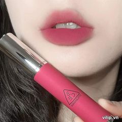 Son kem lì 3ce hazy lip clay #type girl-hồng lạnh