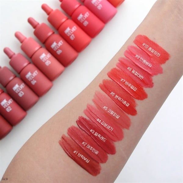 Son kem lì Peripera Ink Velvet 08 star plum pink