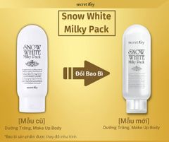 kem dưỡng trắng body Snow white milky pack SECRET KEY