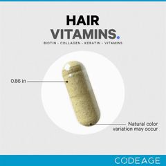 Viên uống cho tóc HAIR VITAMINS hộp 120 viên CODE AGE