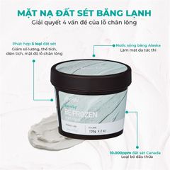Mặt Nạ Đất Sét Aperire Băng Lạnh Thu Nhỏ Lỗ Chân Lông Và Điều Tiết Dầu Thừa Spa Relief Be Frozen Pore Mask 120g