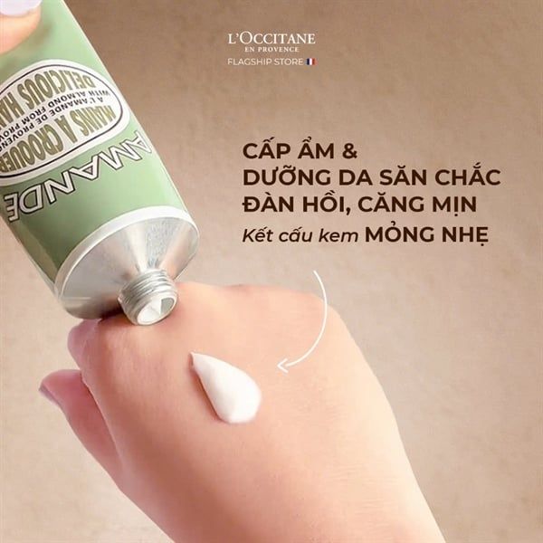 Kem dưỡng ẩm và làm sáng da tay L’Occitane 30ml fullbox