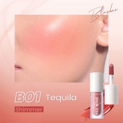 Má hồng dạng kem FOCALLURE Hangover Red Wine #01-hồng đất