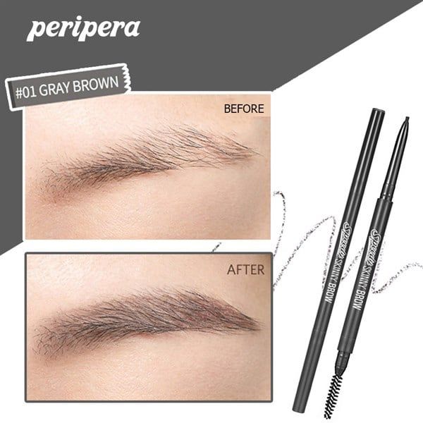 Chì Vẽ Chân Mày Peripera Speedy Skinny #3