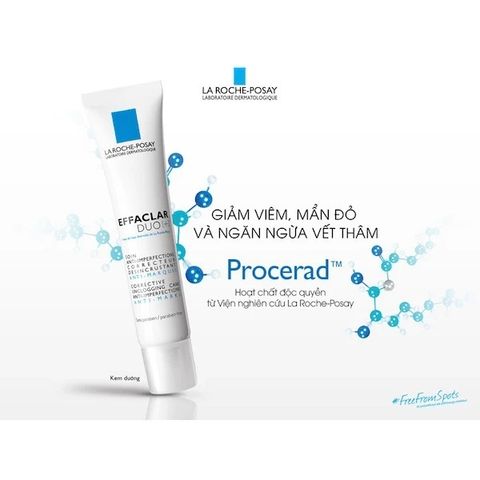 Gel Dưỡng Da La Roche-Posay Effaclar Duo+ Giúp Giảm Mụn, Ngăn Ngừa Vết Thâm 15ml