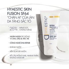 Kem chống nắng bảo vệ tối đa Hyaestic Skin Fusion SF64 Sun And Pollution Protector SPF50+ 50ml