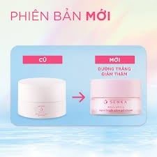 Kem Dưỡng Senka aqua bright glow Sáng Da ban đêm 50g