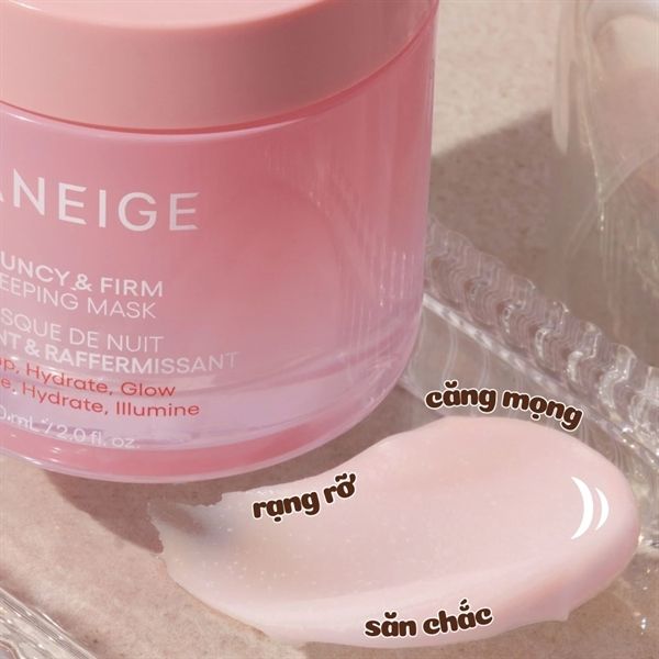 Mặt Nạ Ngủ Tăng Cường Collagen, Căng Mịn Da Laneige Bouncy & Firm Sleeping Mask
