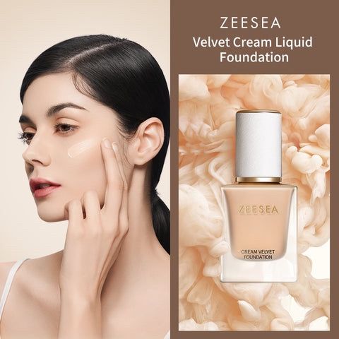 Kem Nền ZEESEA Velvet Mist Foundation 20g (mẫu mới) Dành cho da dầu #02