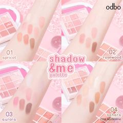 bảng phấn mắt 9ô Odbo shadow & me pallet #04