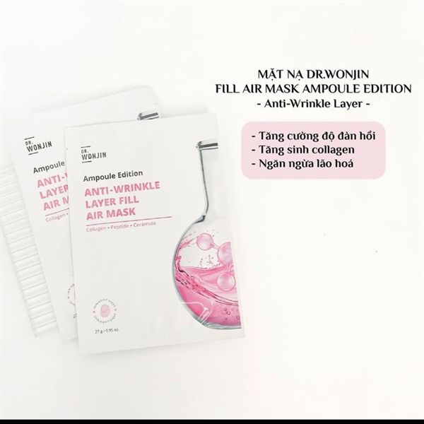 Mặt Nạ Siêu Tinh Chất Cấp Ẩm, Làm Dịu Da Dr.Wonjin Ampoule Edition Fill Air Mask