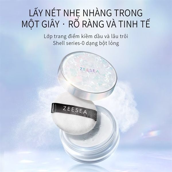 ￼Phấn phủ ZEESEA kiềm dầu chống thấm nước lâu trôi mềm mịn nhẹ nhàng