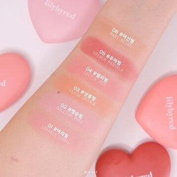 Má Hồng Dạng Kem Lilybyred Luv Beam Cheek Balm #01 Loveable Coral - Hồng Cam Đào